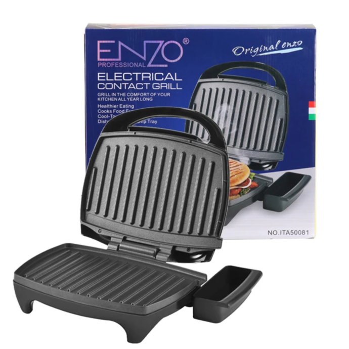 شواية اتصال كهربائية ENZO PROFESSIONAL Electrical Contact Grill - الصورة 2